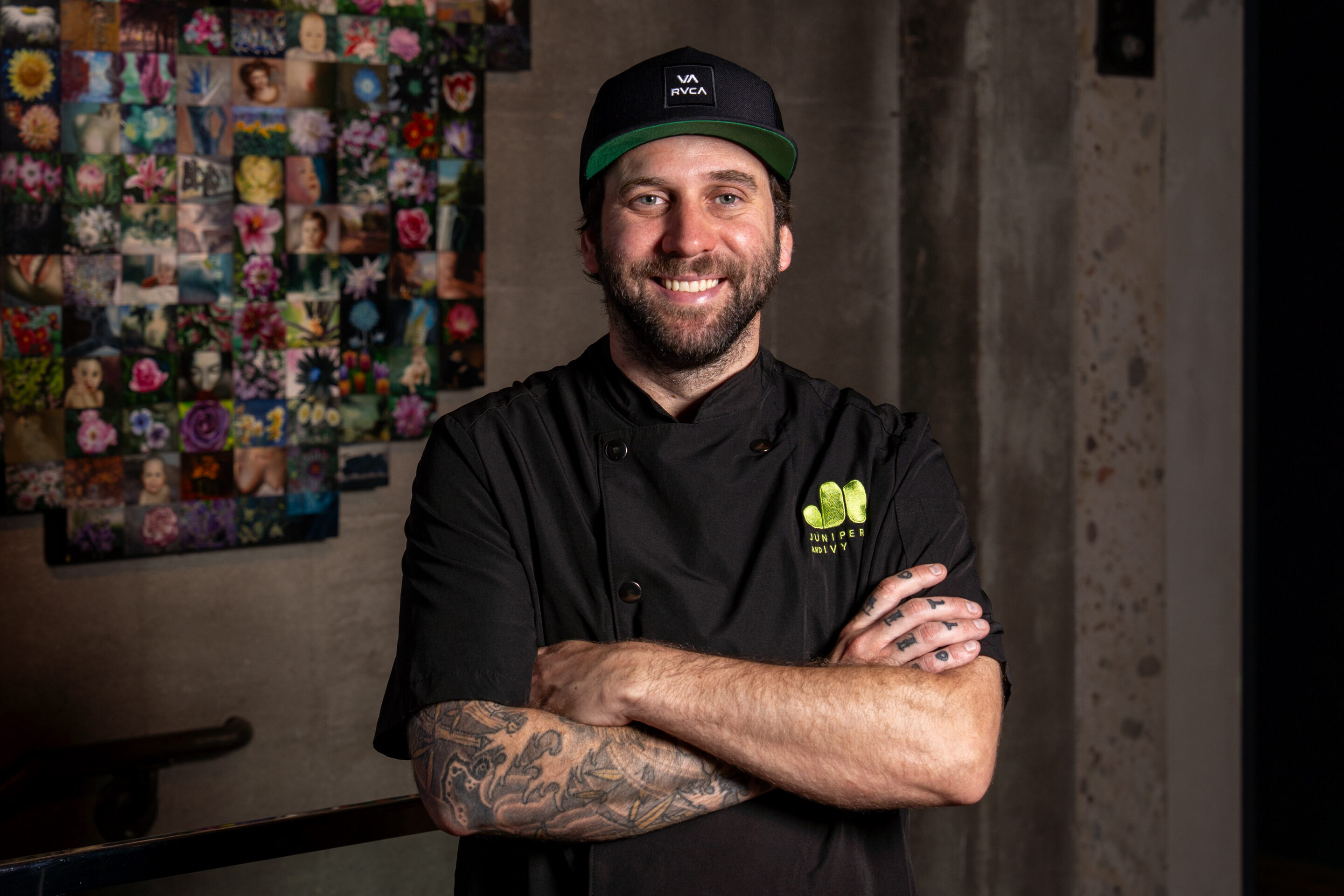 Picture of Executive Chef, Alex Penkin, with his arms crossed.